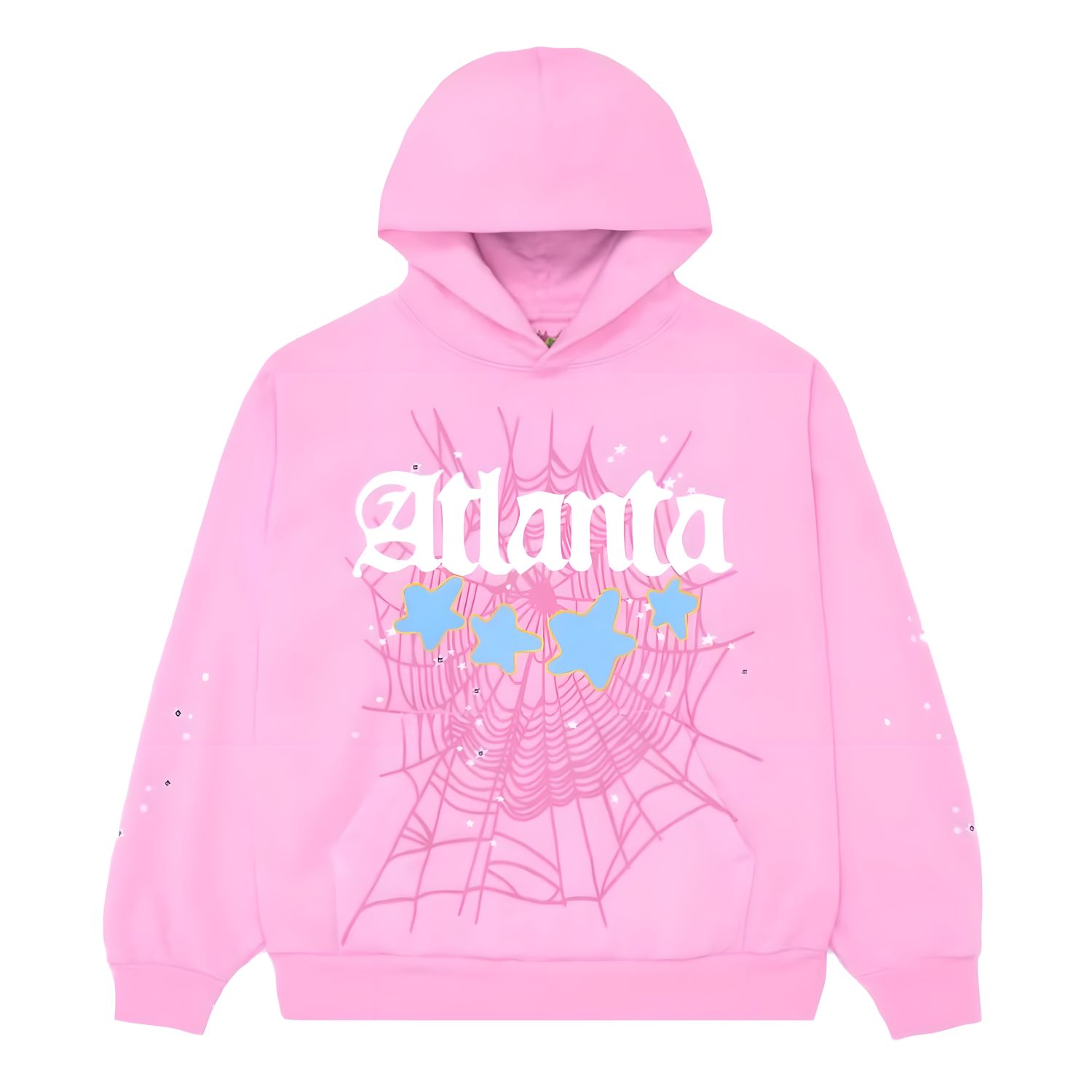 Sp5der Atlanta Hoodie Pink | Sp5der-Hoodie.com