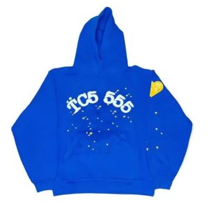 Cool and casual look with the blue TC5 Sp5der Hoodie