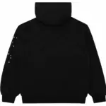 Picture 2 shows Sp5der I Heart SP5 Souvenir Hoodie Black from the front side